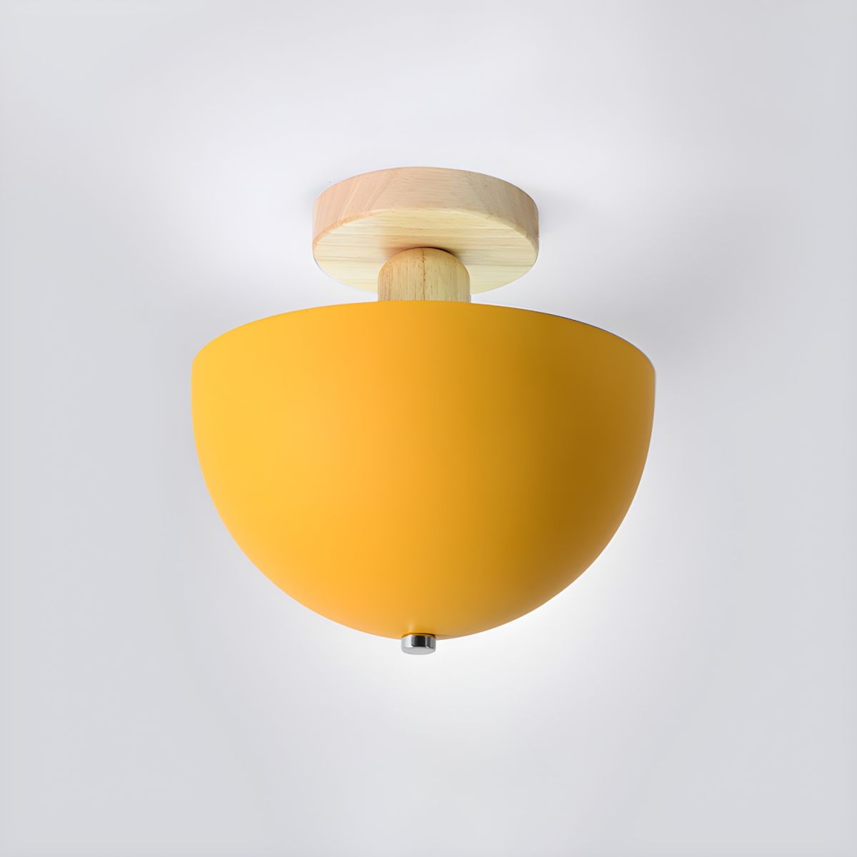 Nordic Dome Metal Shade Semi Flush Ceiling Light | Savira