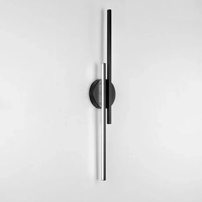 Nordic Double Line LED Wall Light for Interiors | Lumario
