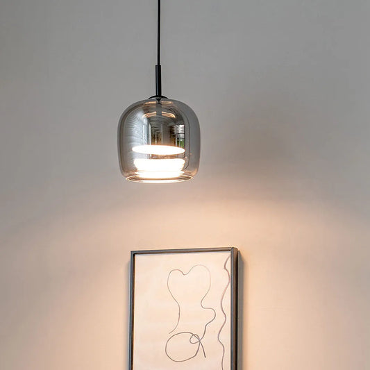 Nordic Glass Bowl Pendant Light for Modern Interiors | Mirvex