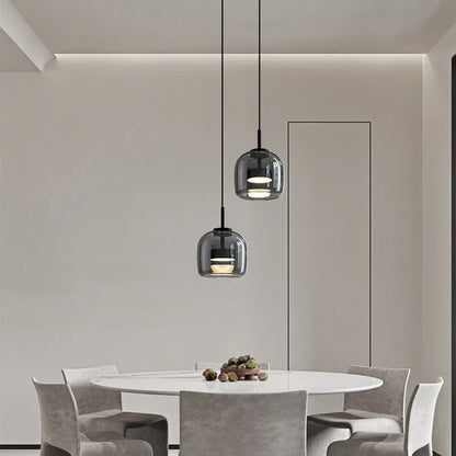 Nordic Glass Bowl Pendant Light for Modern Interiors | Mirvex