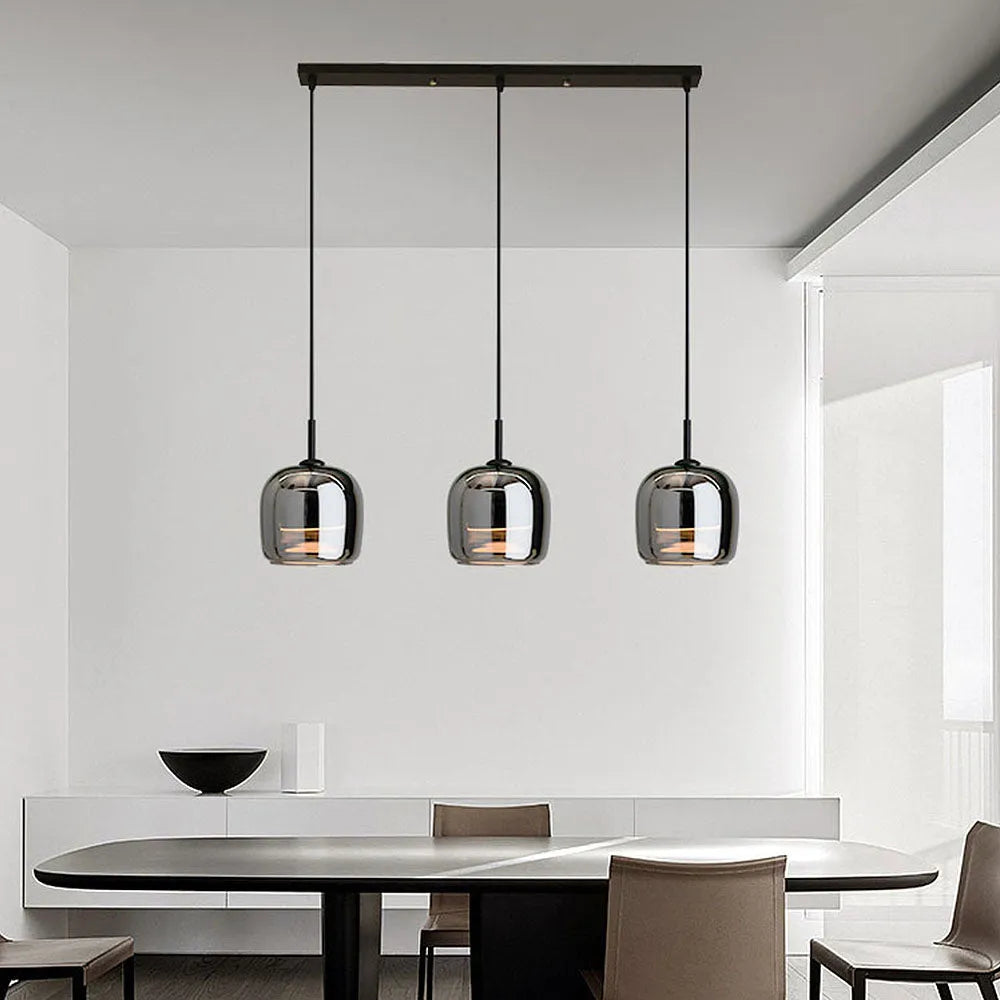 Nordic Glass Bowl Pendant Light for Modern Interiors | Mirvex