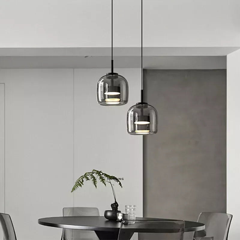 Nordic Glass Bowl Pendant Light for Modern Interiors | Mirvex