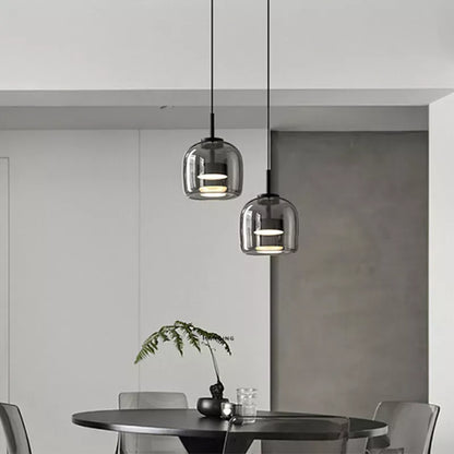 Nordic Glass Bowl Pendant Light for Modern Interiors | Mirvex
