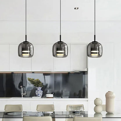 Nordic Glass Bowl Pendant Light for Modern Interiors | Mirvex