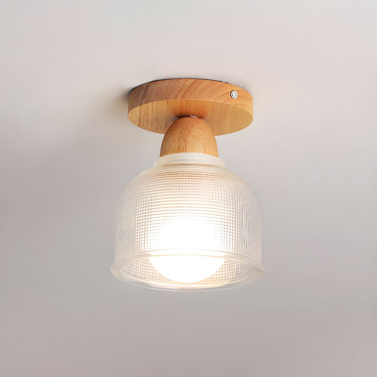 Nordic Glass Cylinder Ceiling Light Fixture Modern | Orvella