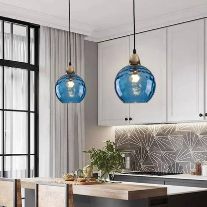 Nordic Glass Globe Pendant Light Fixture | Solvara
