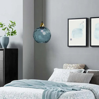 Nordic Glass Globe Pendant Light Fixture | Solvara
