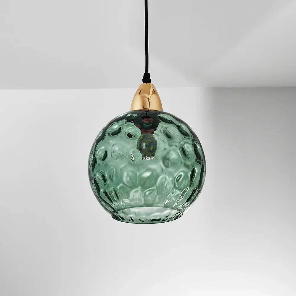 Nordic Glass Globe Pendant Light Fixture | Solvara