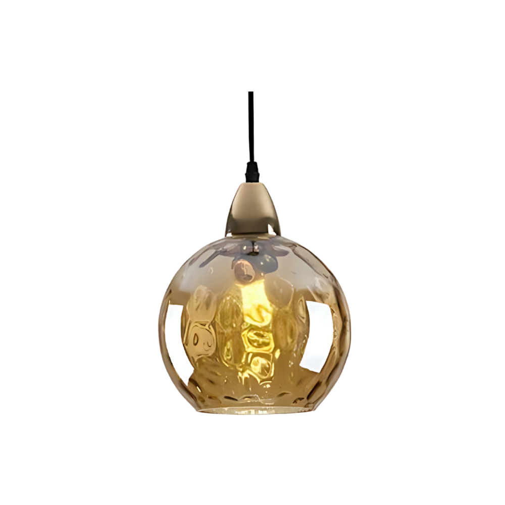 Nordic Glass Globe Pendant Light Fixture | Solvara