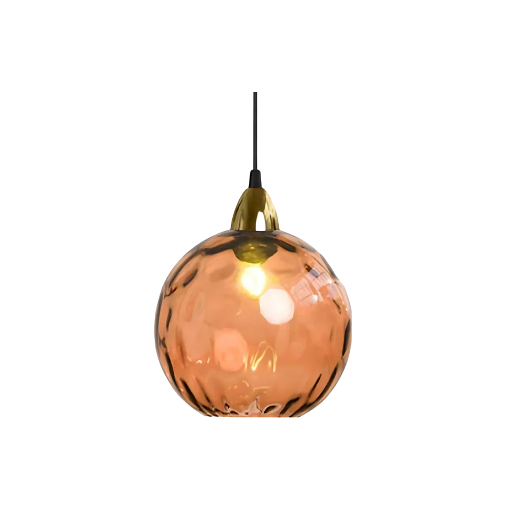 Nordic Glass Globe Pendant Light Fixture | Solvara