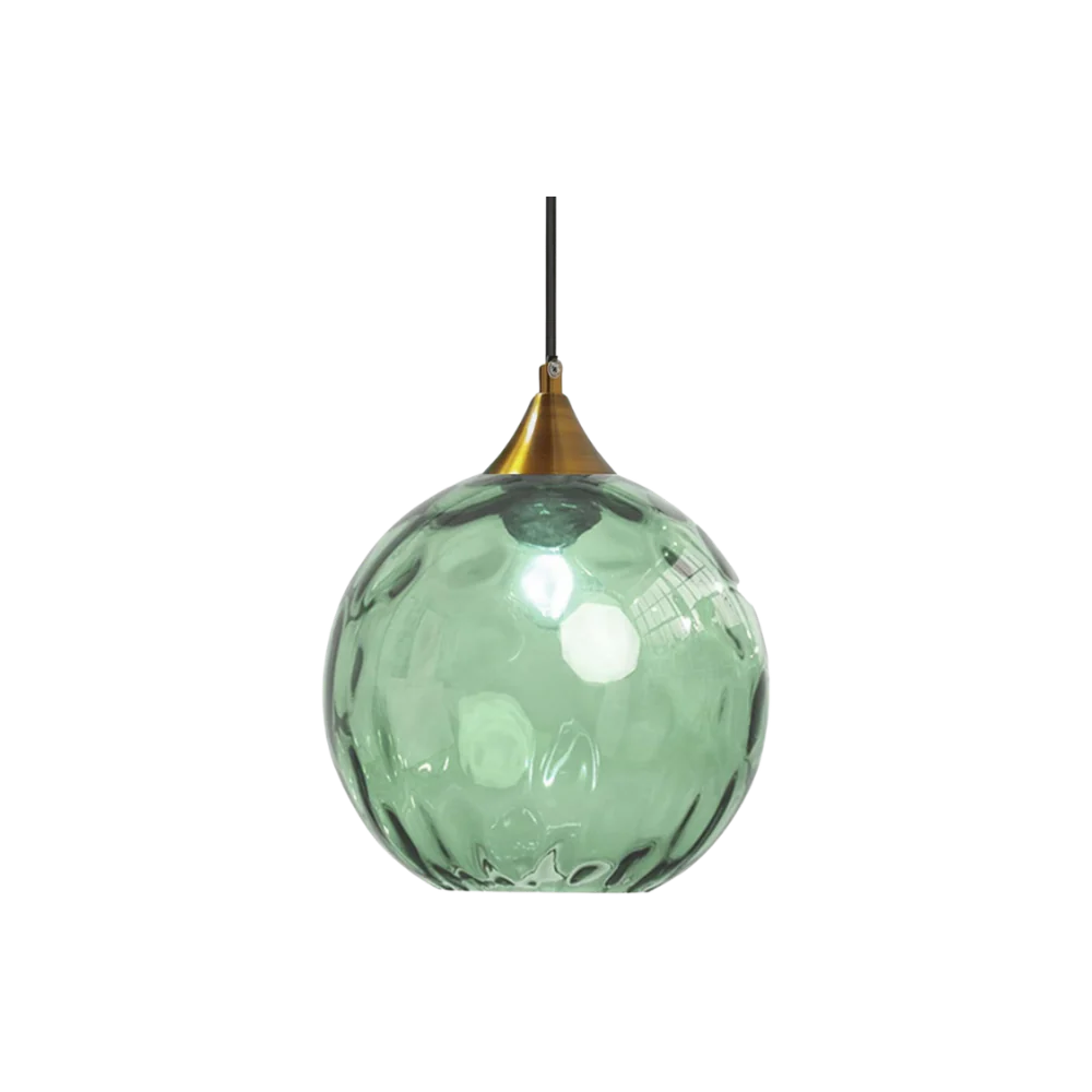 Nordic Glass Globe Pendant Light Fixture | Solvara