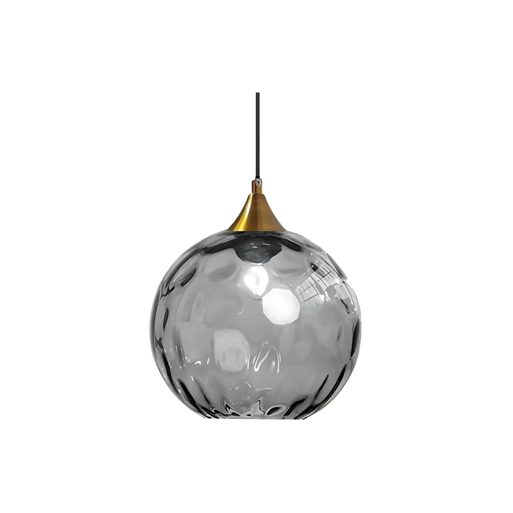 Nordic Glass Globe Pendant Light Fixture | Solvara