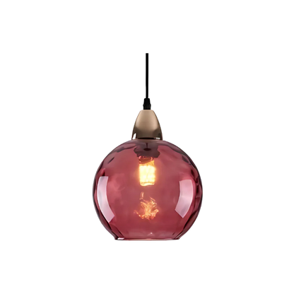 Nordic Glass Globe Pendant Light Fixture | Solvara