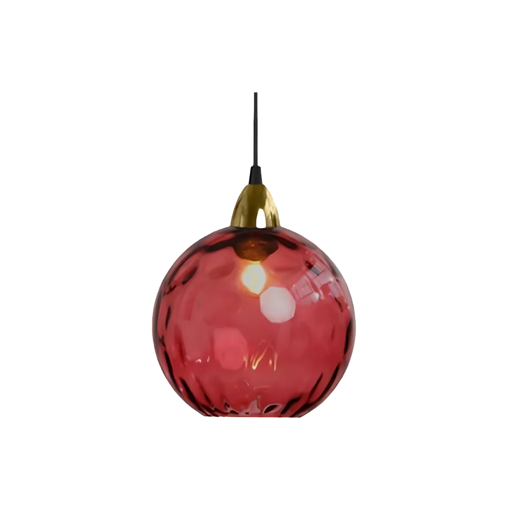 Nordic Glass Globe Pendant Light Fixture | Solvara