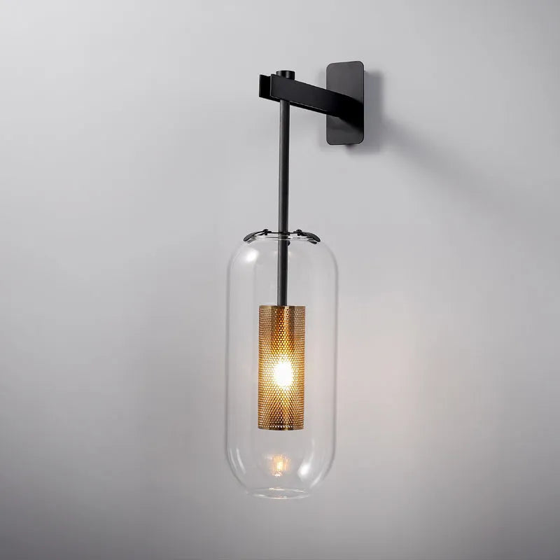Nordic Glass Wall Sconce for Modern Interiors | Glazora