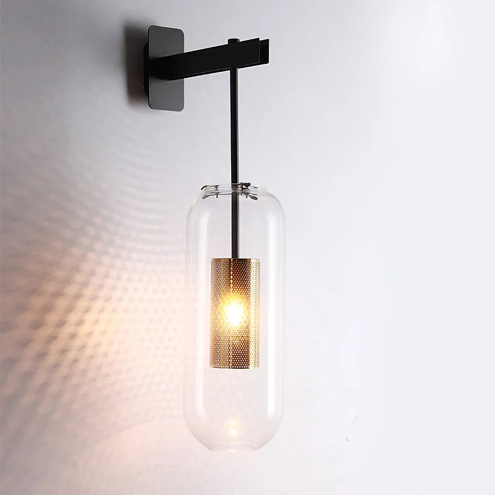 Nordic Glass Wall Sconce for Modern Interiors | Glazora