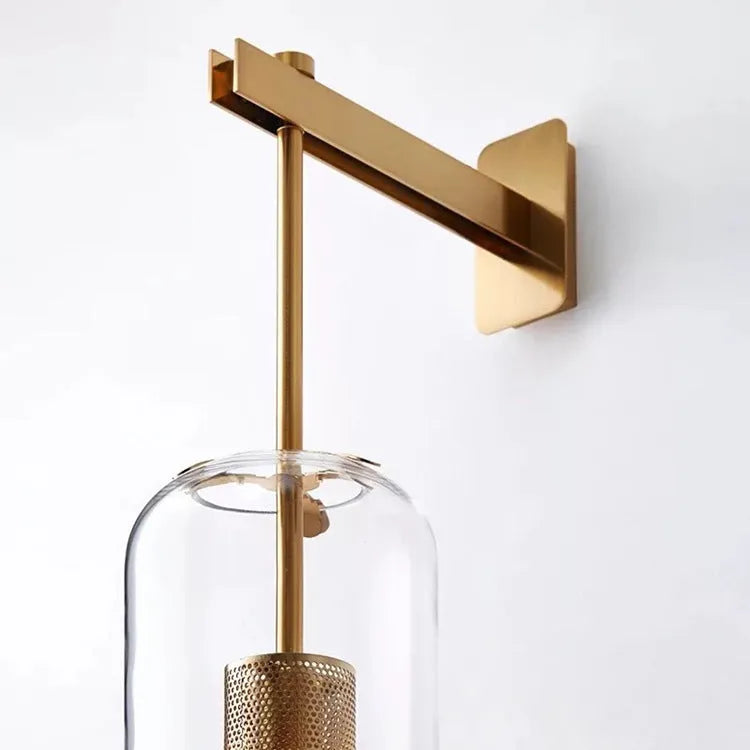 Nordic Glass Wall Sconce for Modern Interiors | Glazora