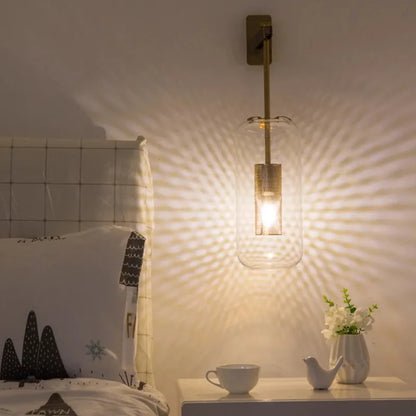Nordic Glass Wall Sconce for Modern Interiors | Glazora
