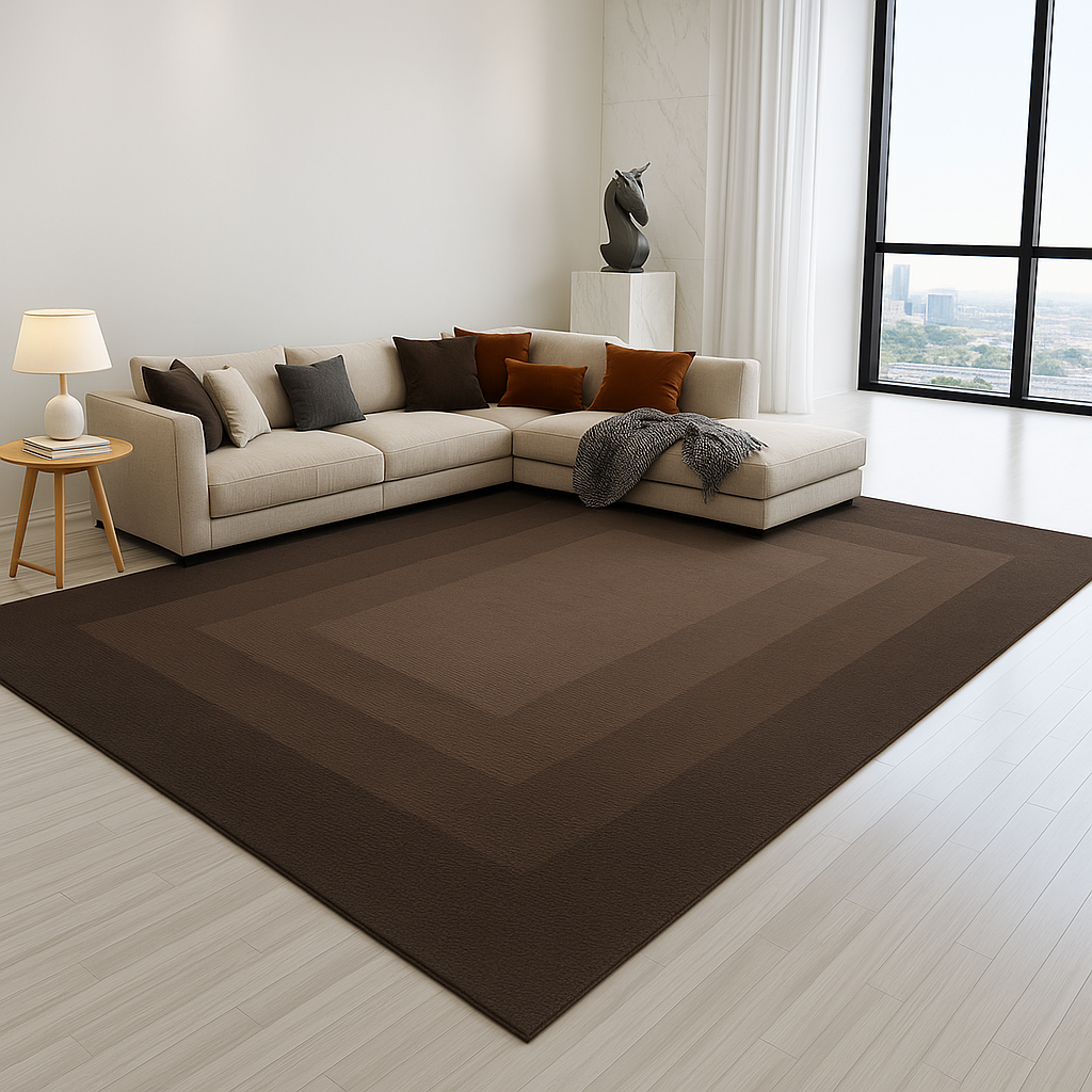 Nordic Gradient Polyester Area Rug for Living Room | Verdano