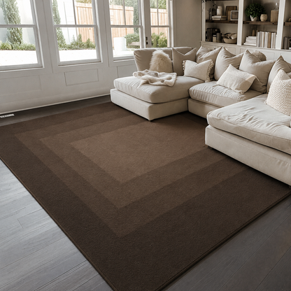 Nordic Gradient Polyester Area Rug for Living Room | Verdano