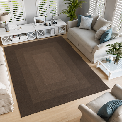 Nordic Gradient Polyester Area Rug for Living Room | Verdano