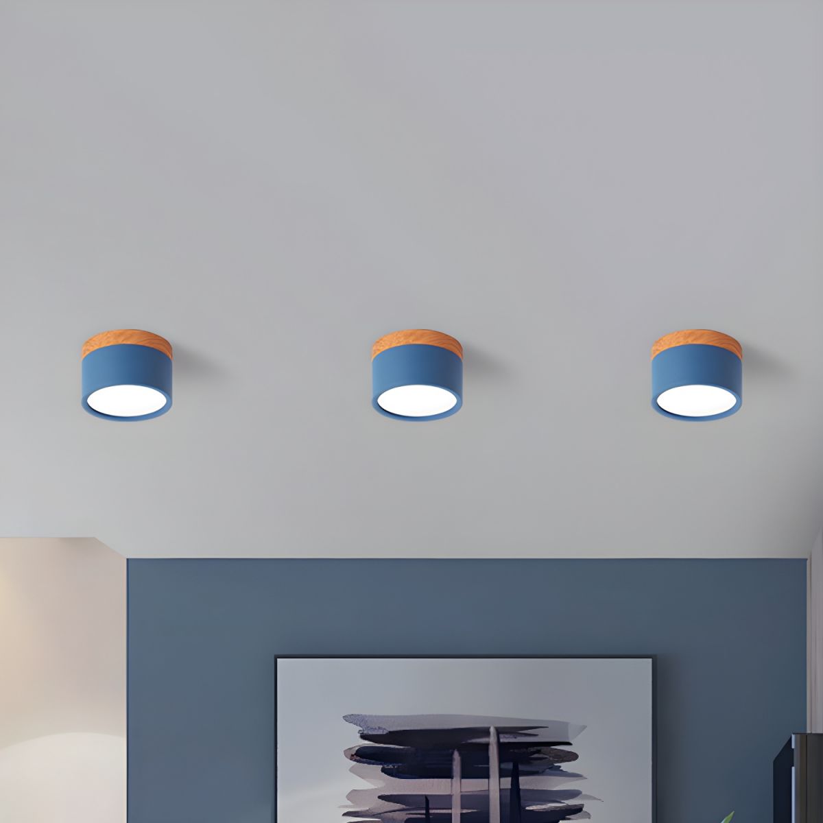Nordic LED Metal Flush Mount Ceiling Light Fixture | Velisse