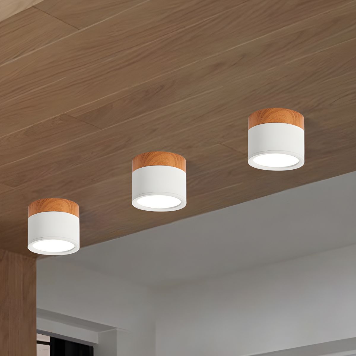 Nordic LED Metal Flush Mount Ceiling Light Fixture | Velisse