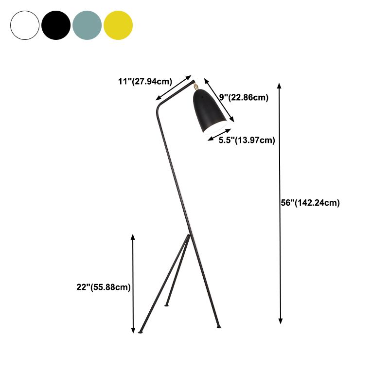Nordic Metal Dome Floor Lamp for Modern Interiors | Domelux