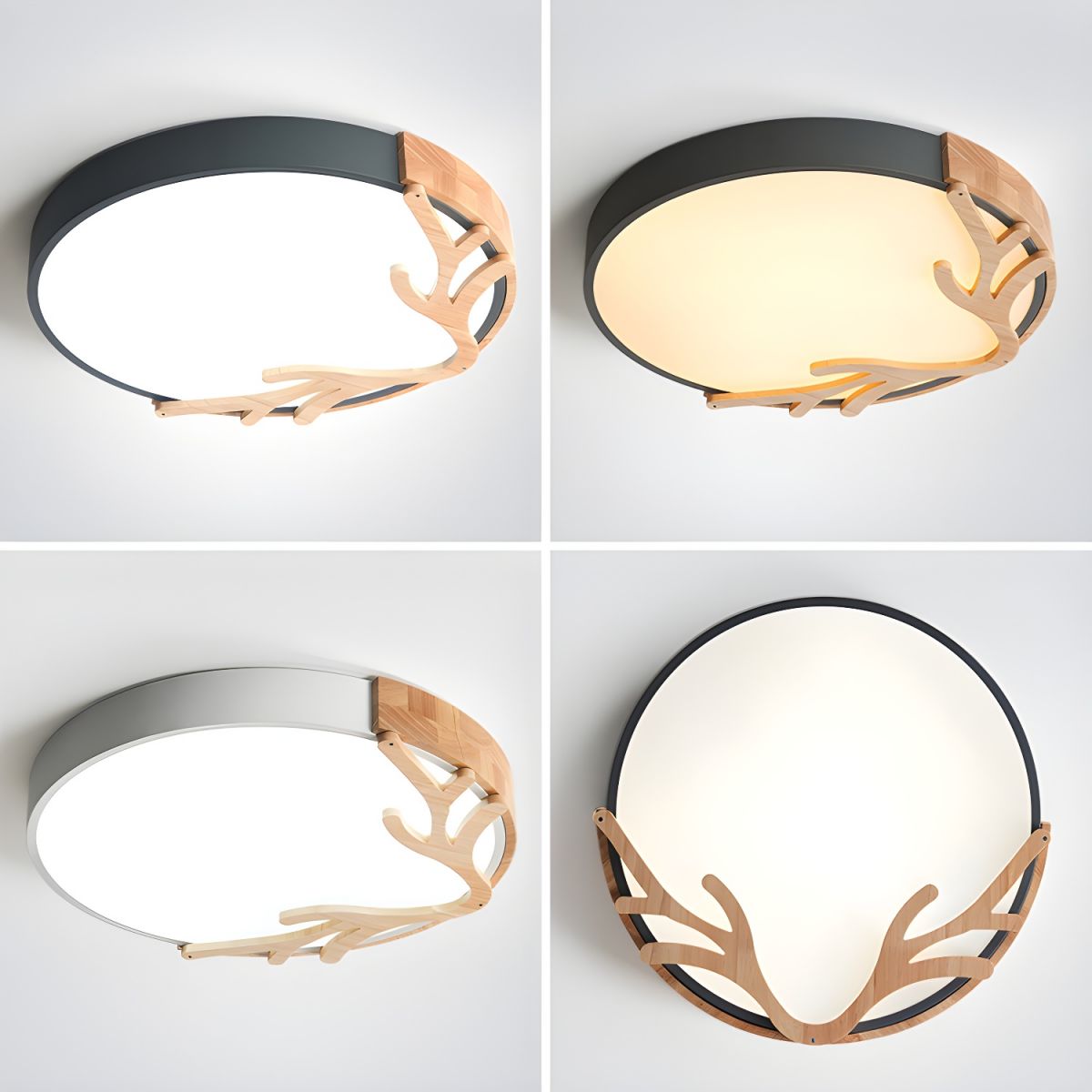Nordic Metal Flush Mount Ceiling Light for Kids | Calira