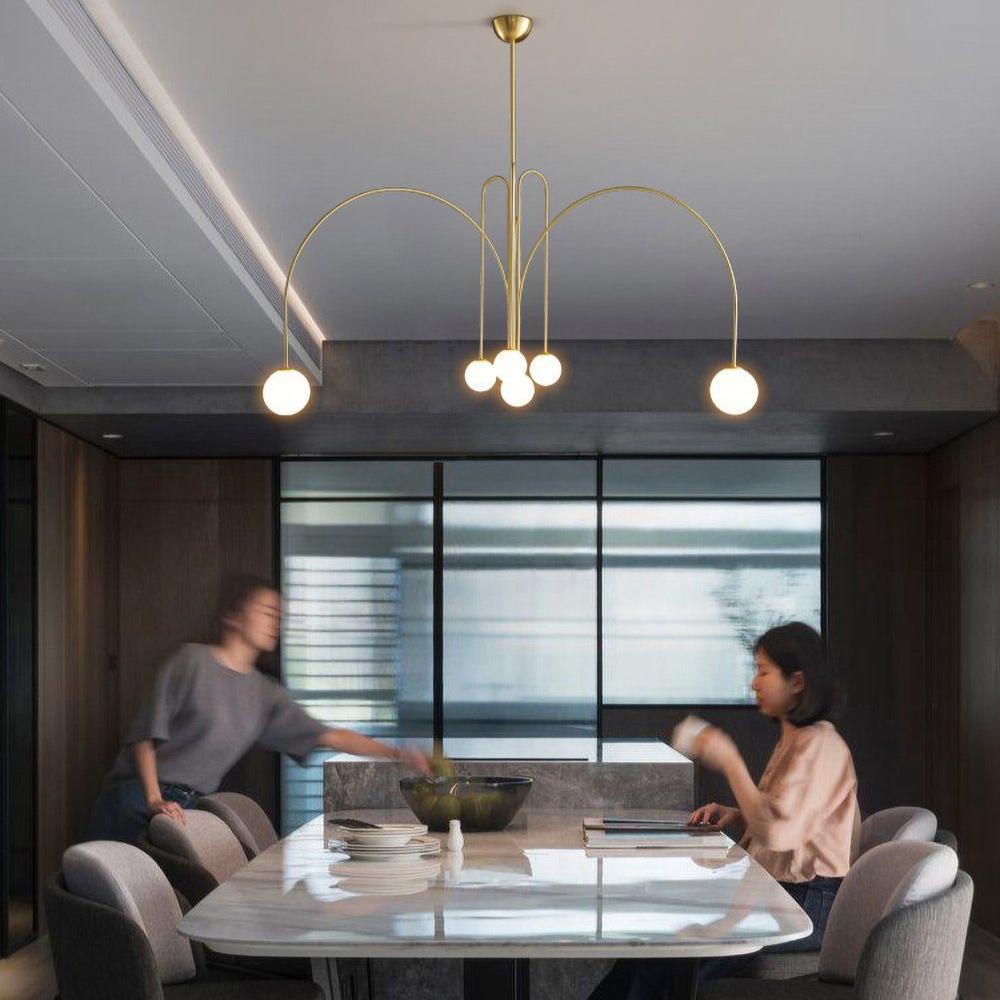Nordic Metal Glass Pendant Lamp for Modern Spaces | Belrixo