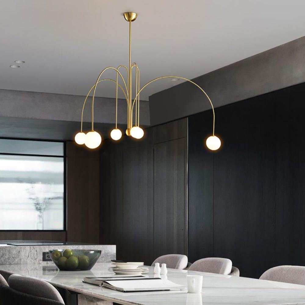 Nordic Metal Glass Pendant Lamp for Modern Spaces | Belrixo