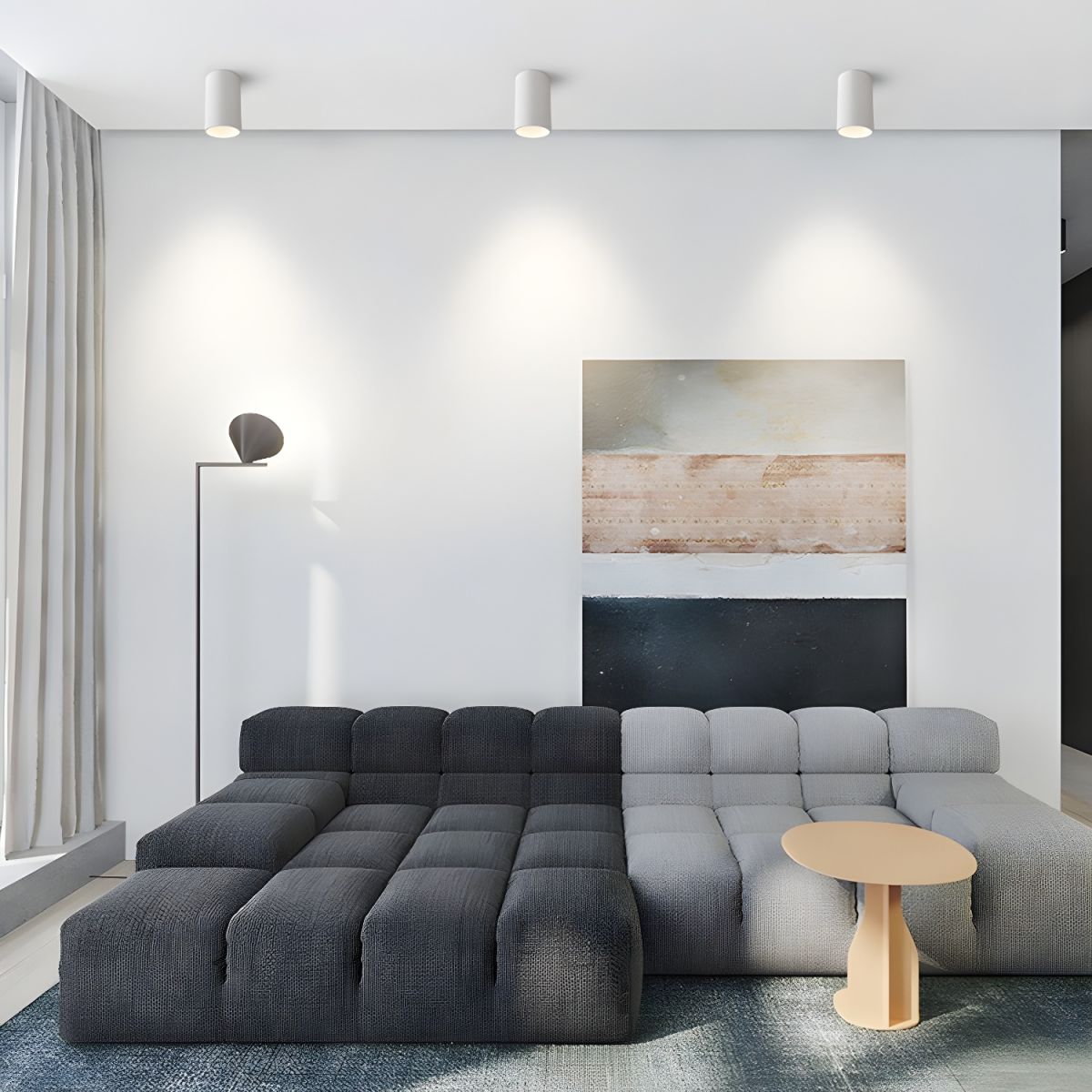 Nordic Metal LED Ceiling Light Fixture | Runetra