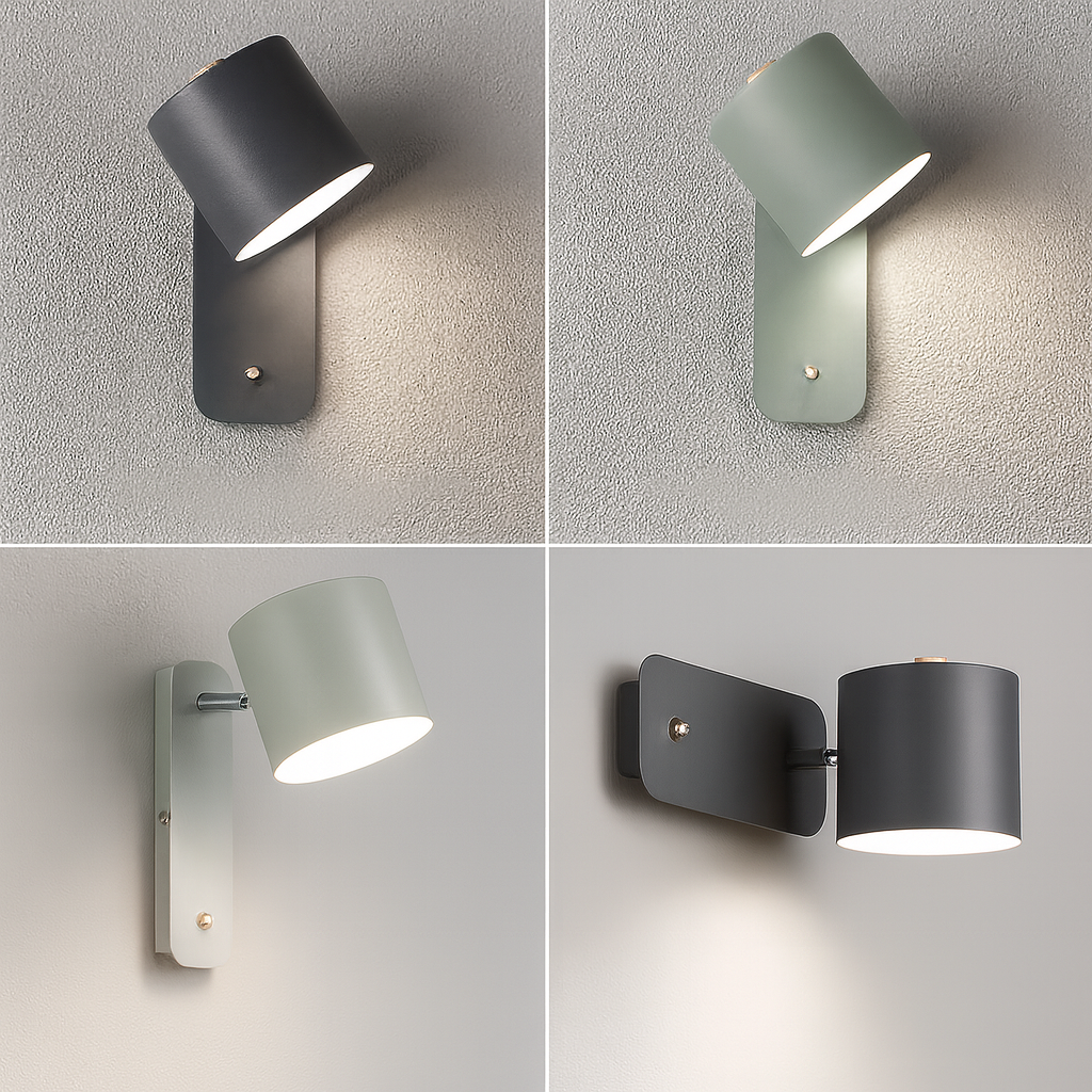 Nordic Metal LED Wall Light for Compact Spaces | Wallux
