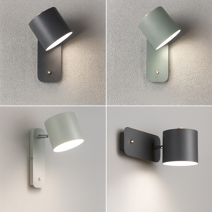 Nordic Metal LED Wall Light for Compact Spaces | Wallux