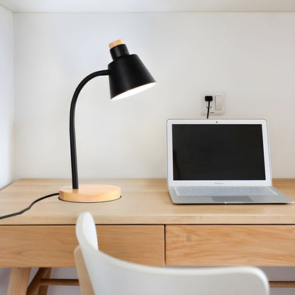Nordic Metal Shade Table Lamp for Desk | Lunetra