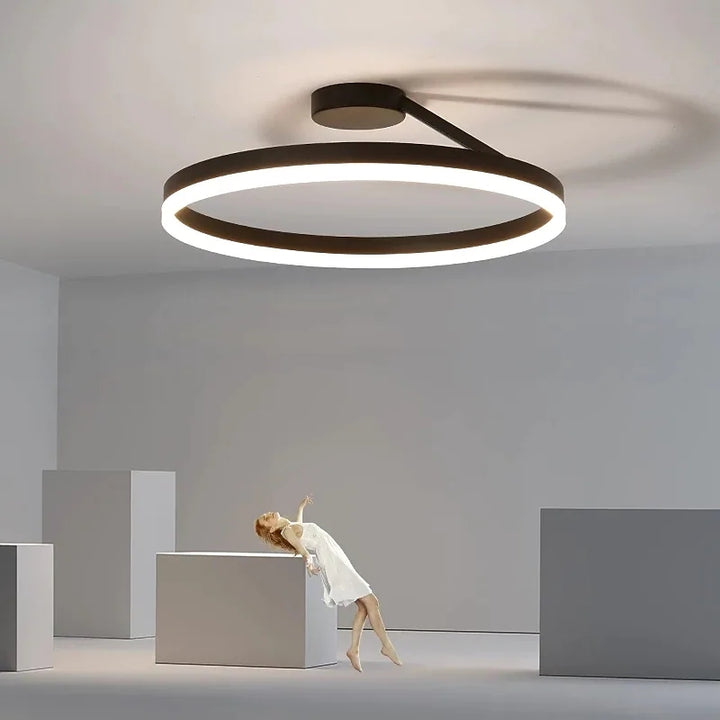 Nordic Minimal Metal LED Ceiling Light Fixture | Lunira