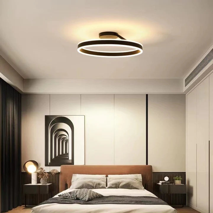 Nordic Minimal Metal LED Ceiling Light Fixture | Lunira