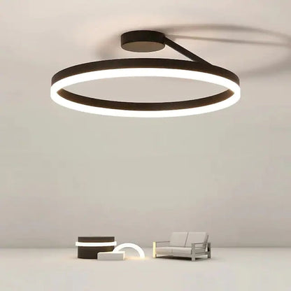 Nordic Minimal Metal LED Ceiling Light Fixture | Lunira
