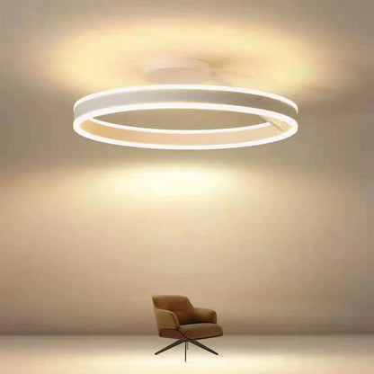 Nordic Minimal Metal LED Ceiling Light Fixture | Lunira