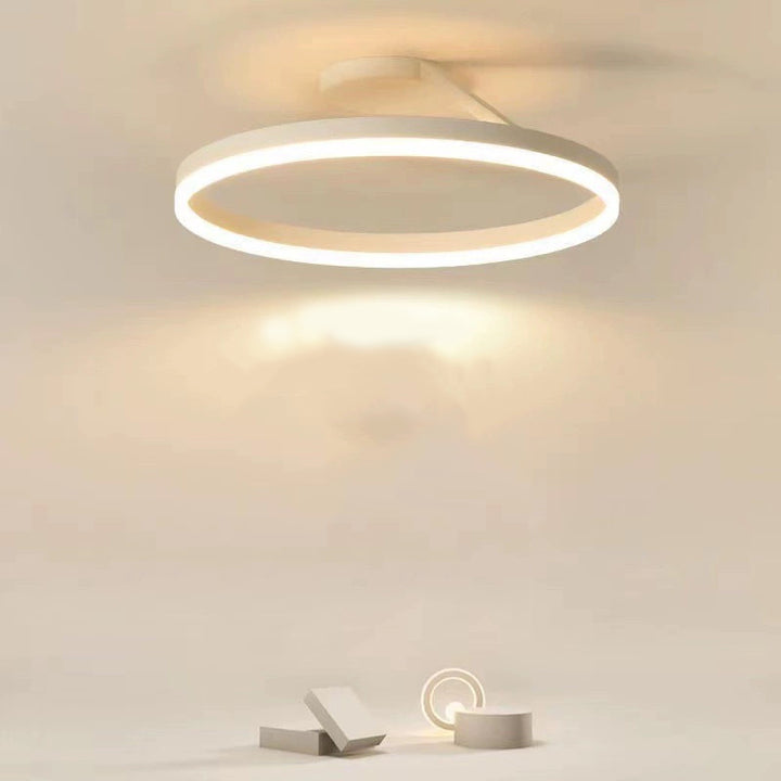 Nordic Minimal Metal LED Ceiling Light Fixture | Lunira