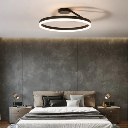 Nordic Minimal Metal LED Ceiling Light Fixture | Lunira