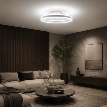 Nordic Minimal Metal LED Ceiling Light Fixture | Lunira