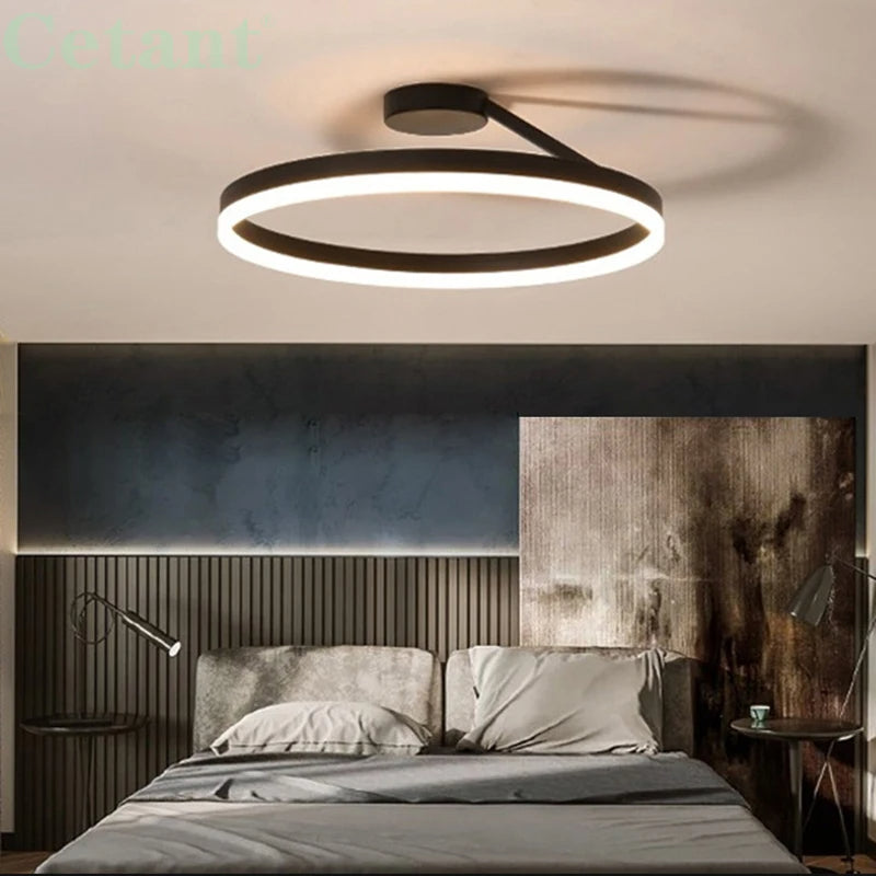 Nordic Minimal Metal LED Ceiling Light Fixture | Lunira