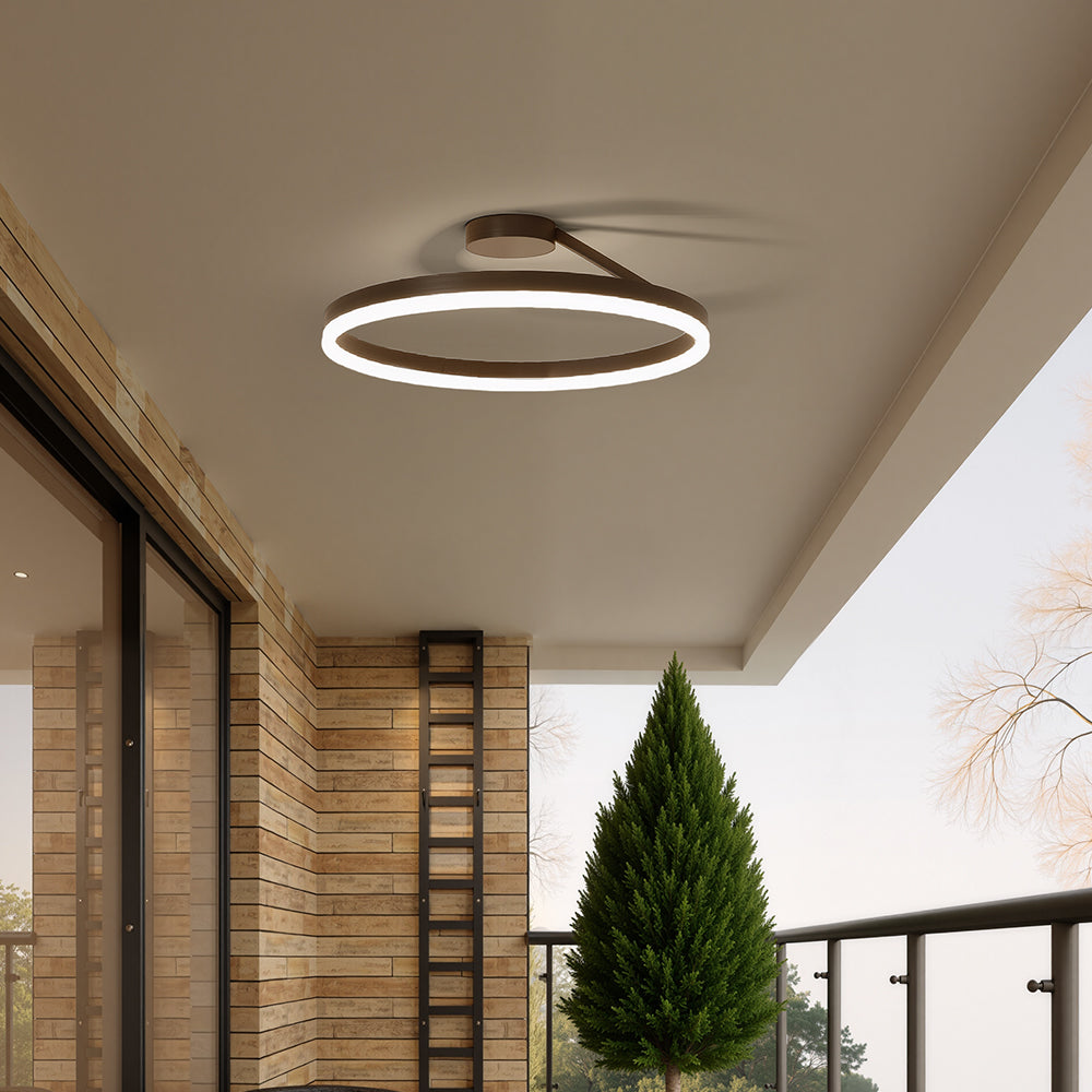Nordic Minimal Metal LED Ceiling Light Fixture | Lunira