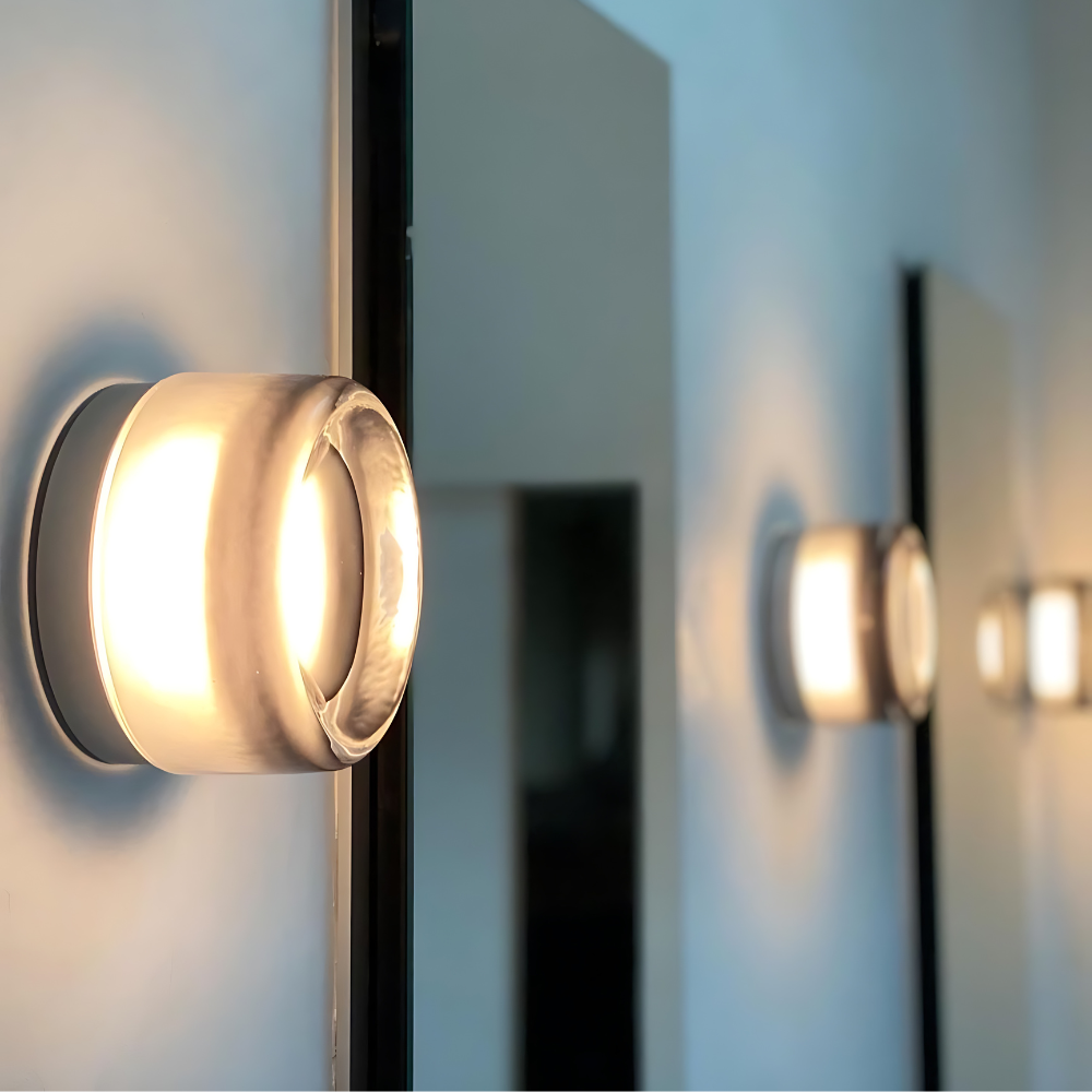 Nordic Minimalist Acrylic Lens LED Wall Light | Luminox
