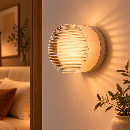 Nordic Minimalist Acrylic Lens LED Wall Light | Luminox