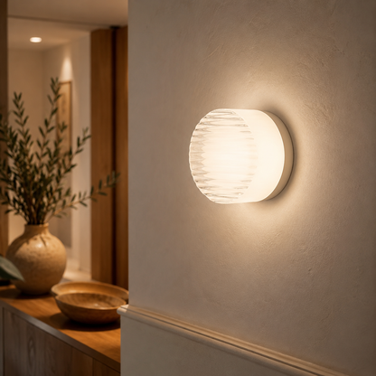 Nordic Minimalist Acrylic Lens LED Wall Light | Luminox