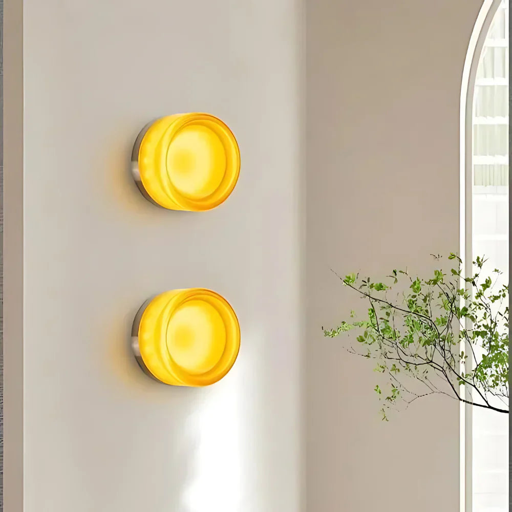 Nordic Minimalist Acrylic Lens LED Wall Light | Luminox