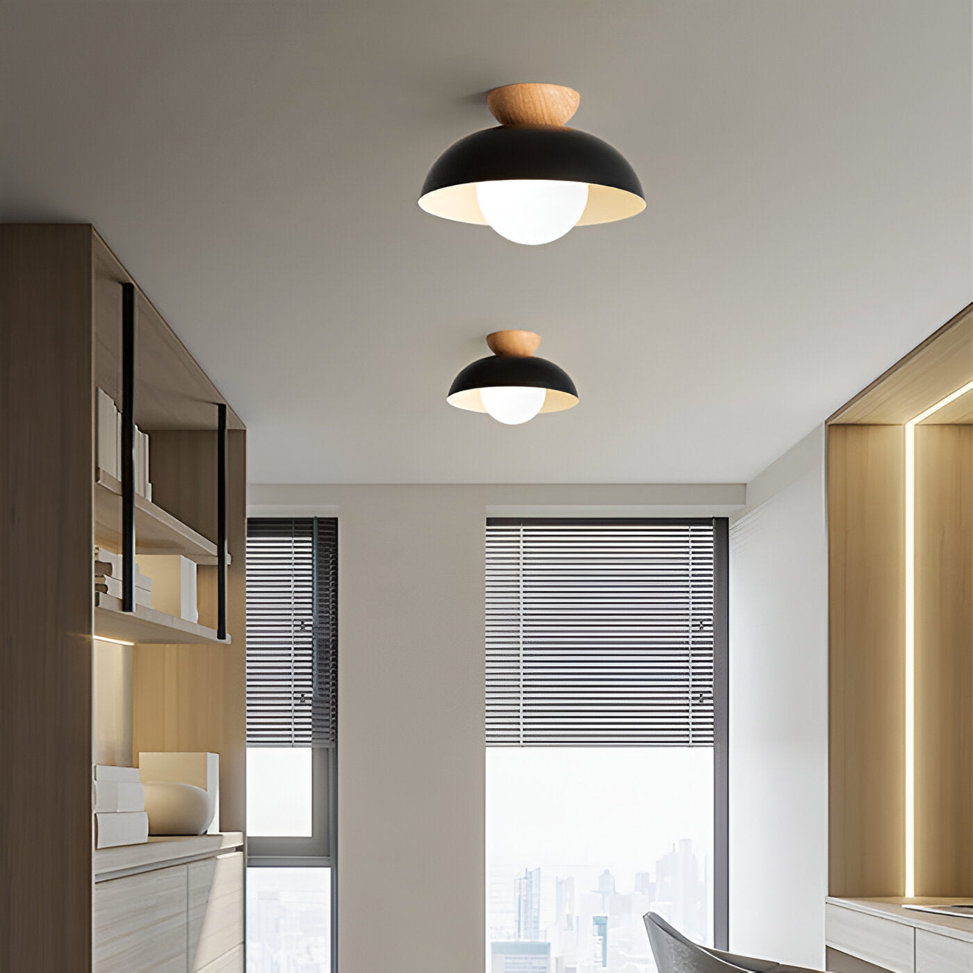 Nordic Minimalist Iron Ceiling Light Shade Fixture | Selaro