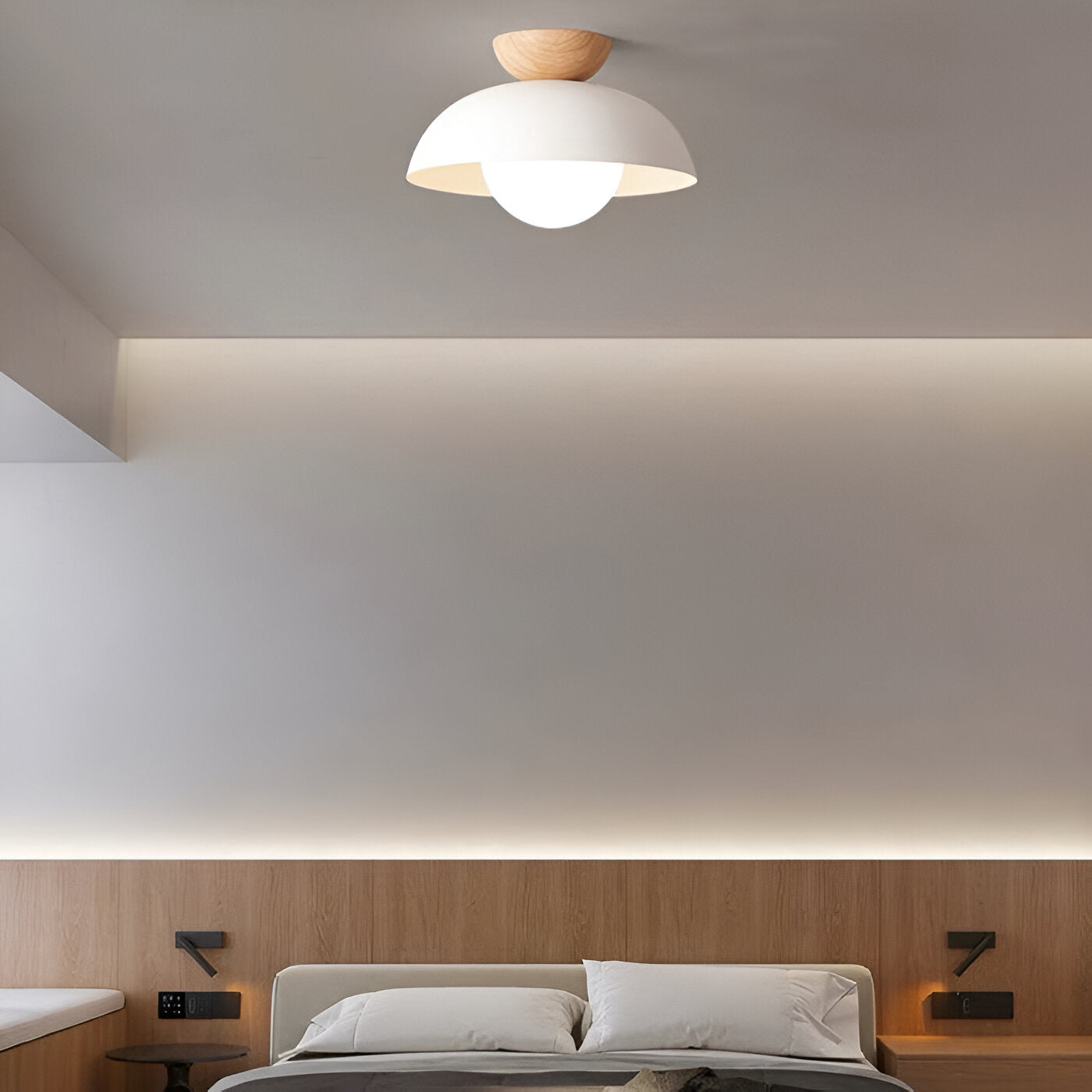 Nordic Minimalist Iron Ceiling Light Shade Fixture | Selaro